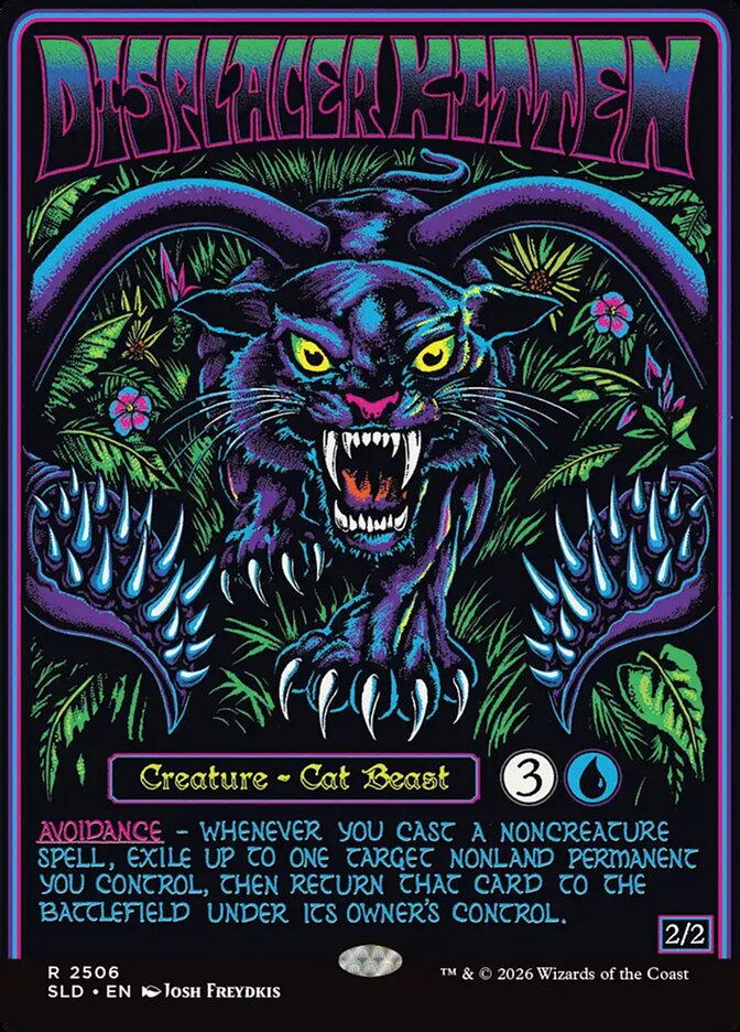 Displacer Kitten — Secret Lair Drop 2506/2754