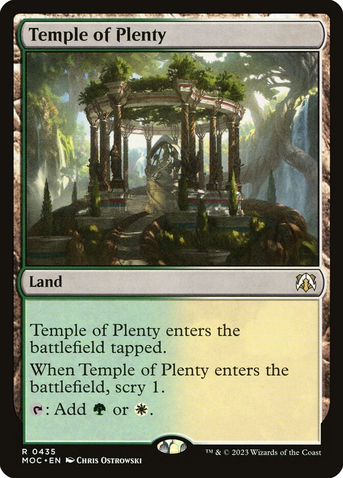 Temple of Plenty — March of the Machine Commander 435/450