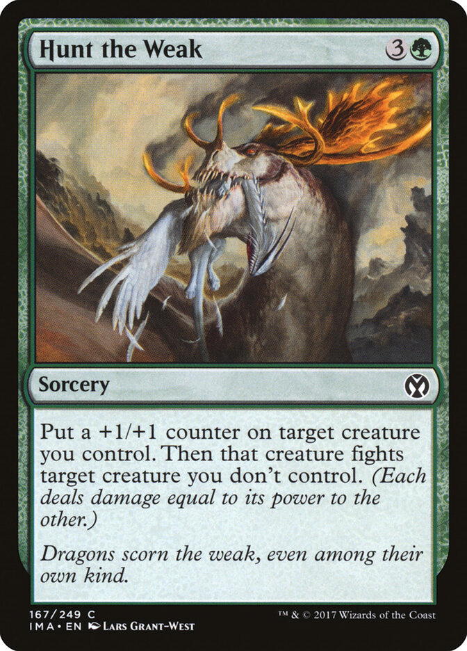 Hunt the Weak — Iconic Masters 167/249