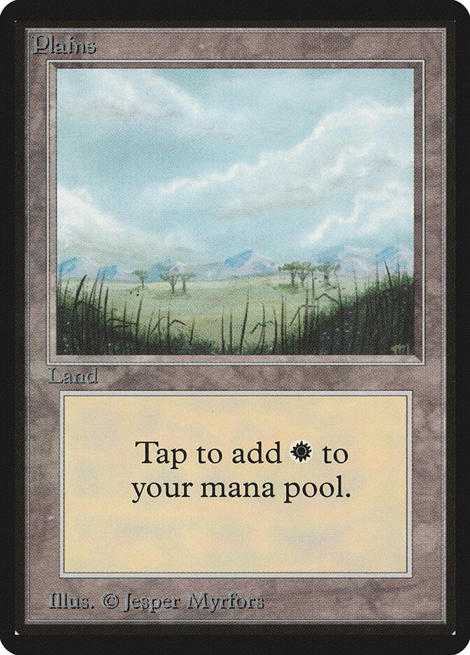 Plains — Limited Edition Beta 289/302