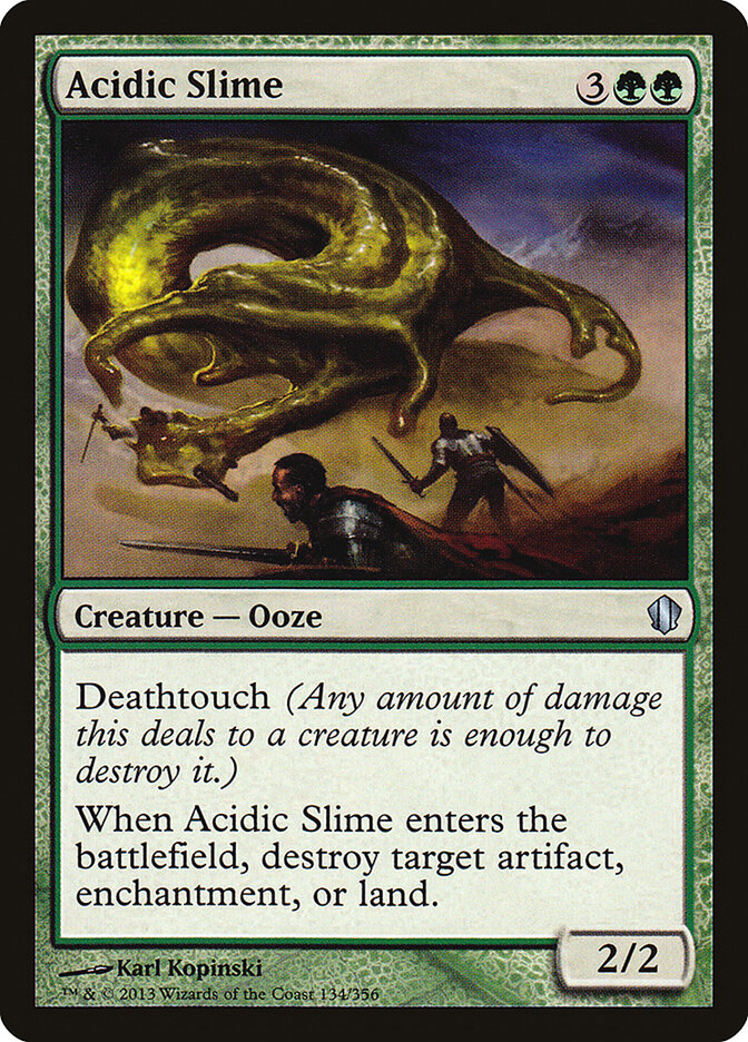 Acidic Slime — Commander 2013 134/356
