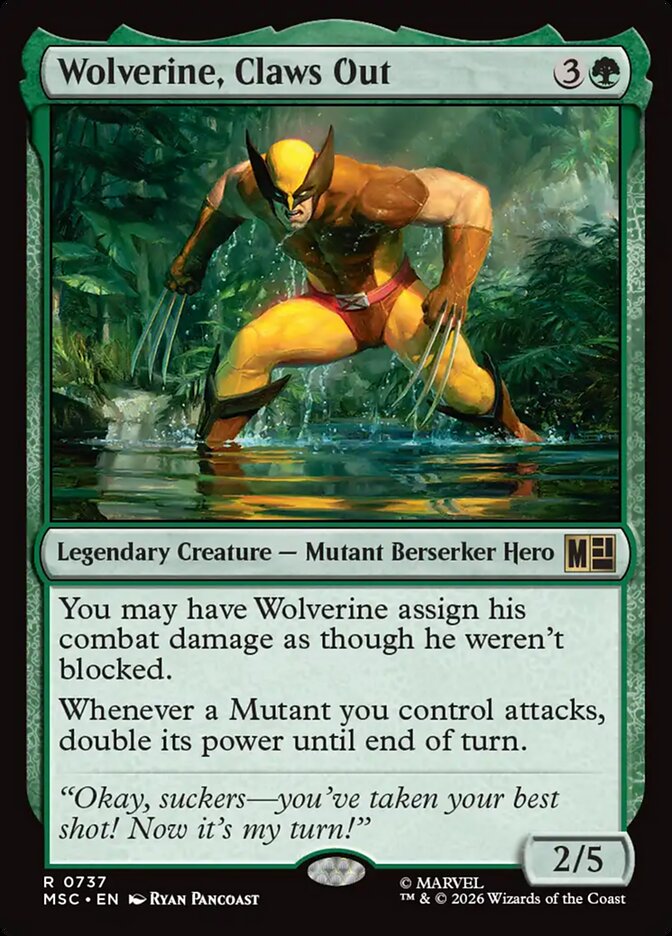 Wolverine, Claws Out — Marvel Super Heroes Commander 737/866