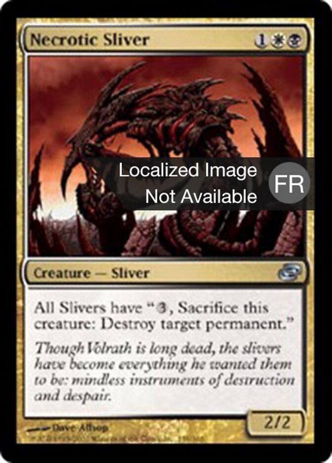 Slivoïde nécrotique — Planar Chaos 159/165