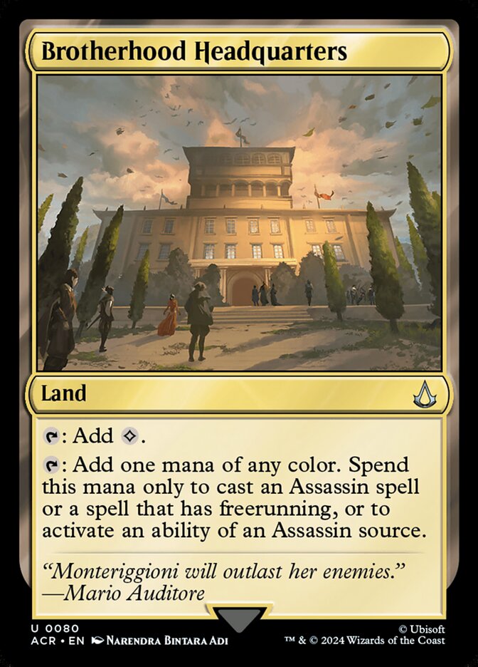 Brotherhood Headquarters — Assassin's Creed 80/309