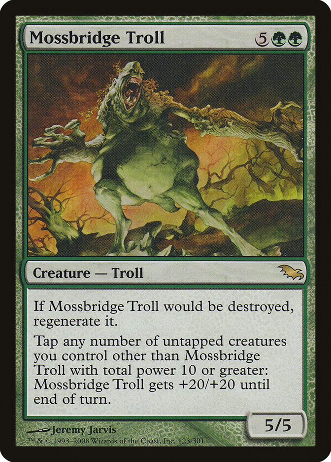 Mossbridge Troll — Shadowmoor 123/302