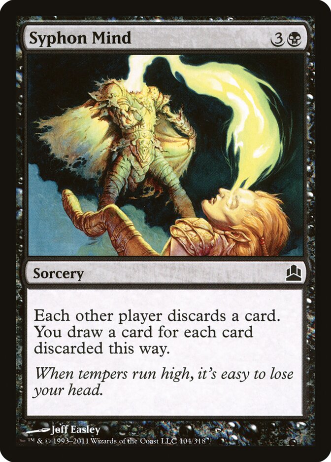 Siphonner l'esprit — Commander 2011 104/318
