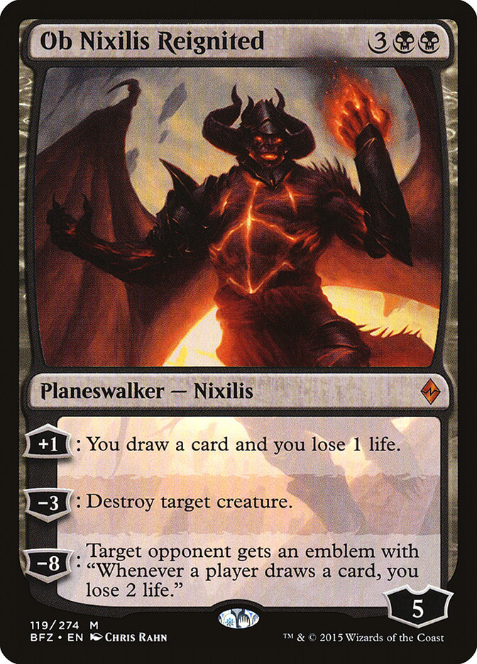 Ob Nixilis Reignited — Battle for Zendikar 119/299