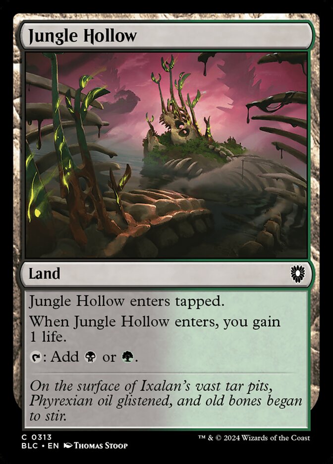 Jungle Hollow — Bloomburrow Commander 313/356