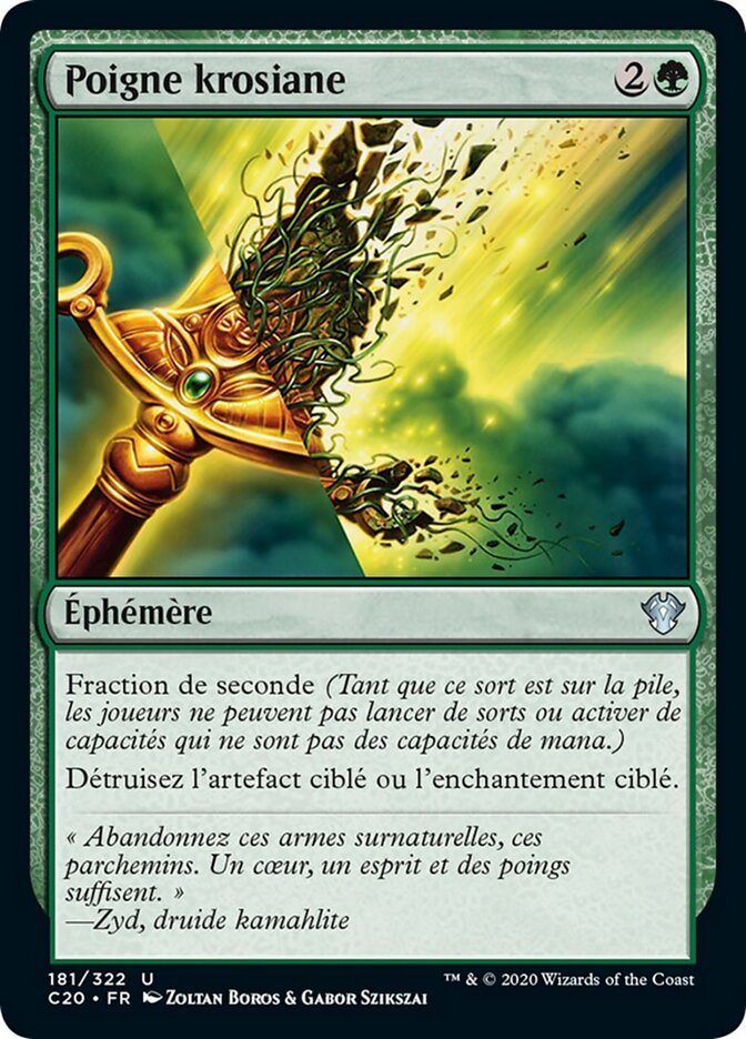 Poigne krosiane — Commander 2020 181/322