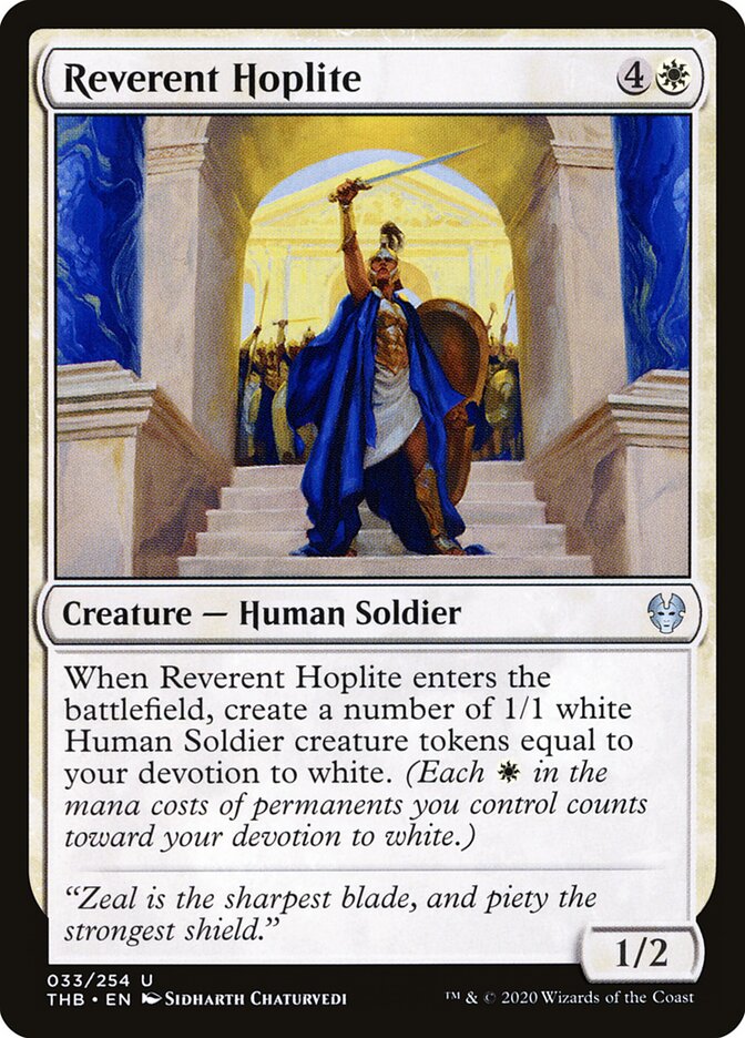 Reverent Hoplite — Theros Beyond Death 33/358