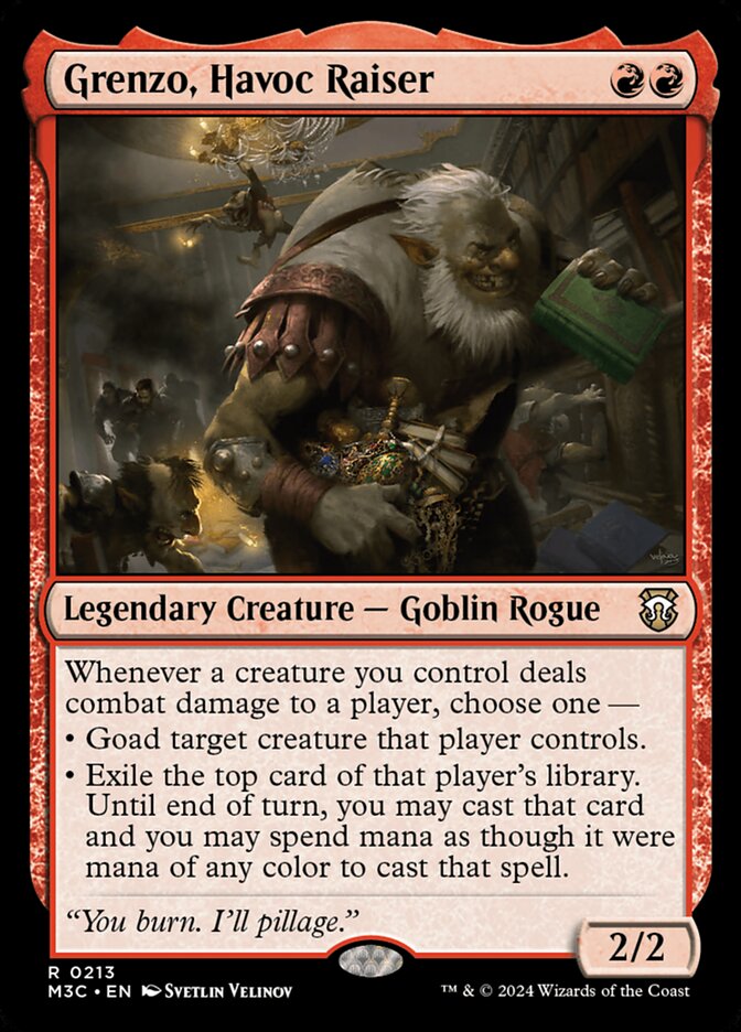 Grenzo, Havoc Raiser — Modern Horizons 3 Commander 213/398