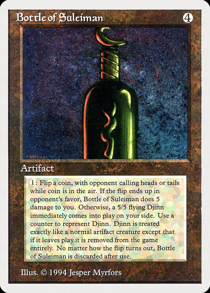 Bottle of Suleiman — Summer Magic / Edgar 237/306