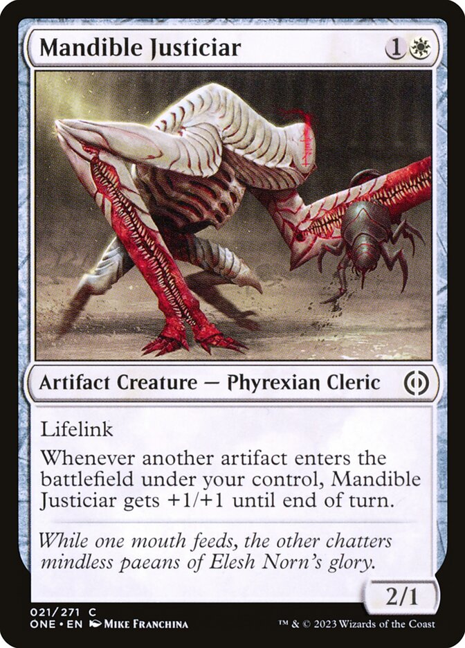 Mandible Justiciar — Phyrexia: All Will Be One 21/479