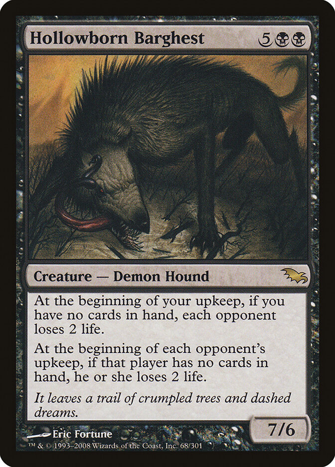 Hollowborn Barghest — Shadowmoor 68/302