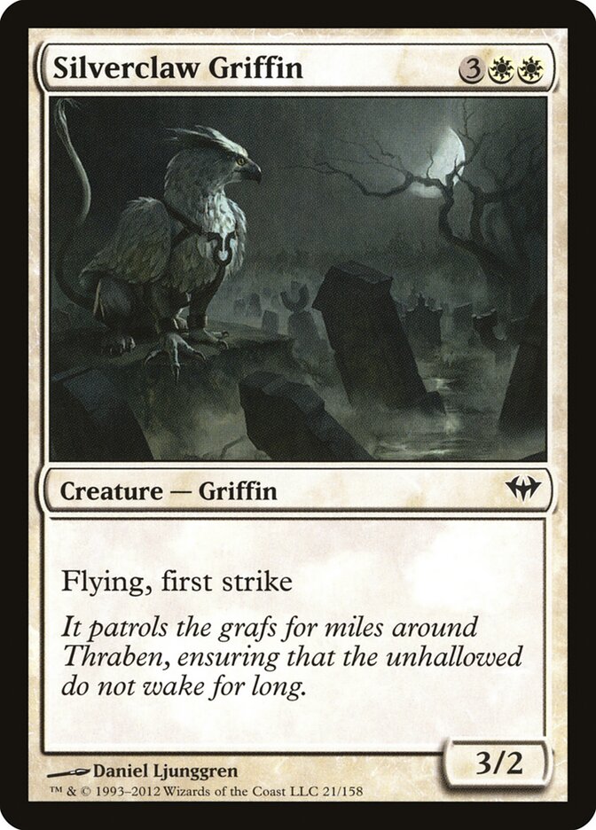Silverclaw Griffin — Dark Ascension 21/158