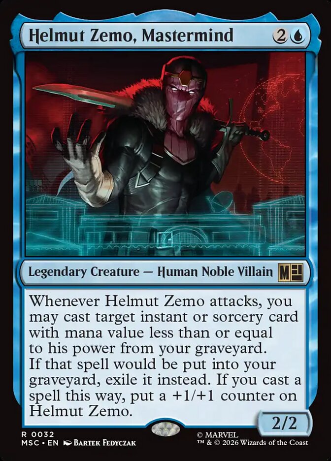 Helmut Zemo, Mastermind — Marvel Super Heroes Commander 32/866