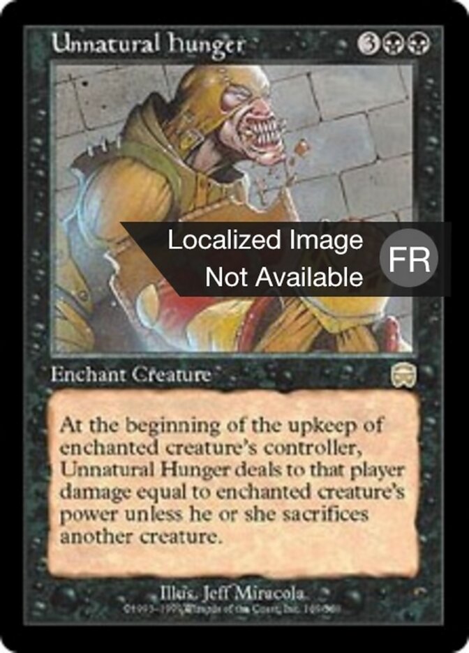 Faim surnaturelle — Mercadian Masques 169/350