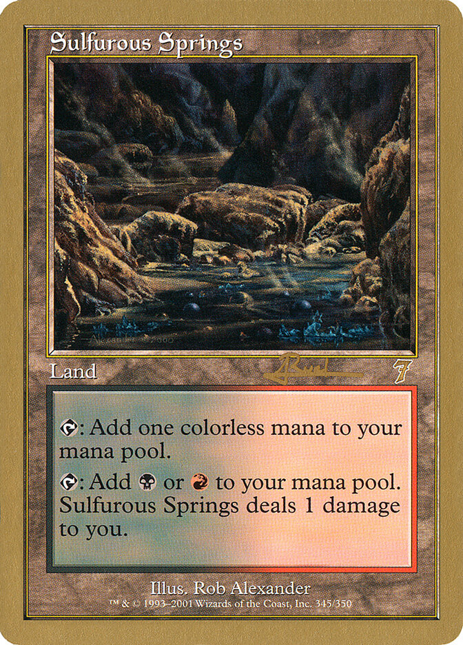 Sulfurous Springs — World Championship Decks 2001 ar345/138