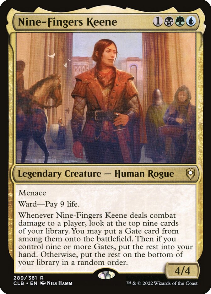 Nine-Fingers Keene — Commander Legends: Battle for Baldur's Gate 289/936