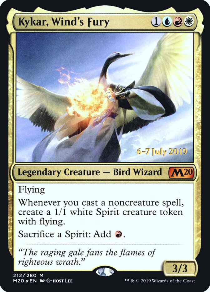 Kykar, Wind's Fury — Core Set 2020 Promos 212s/144