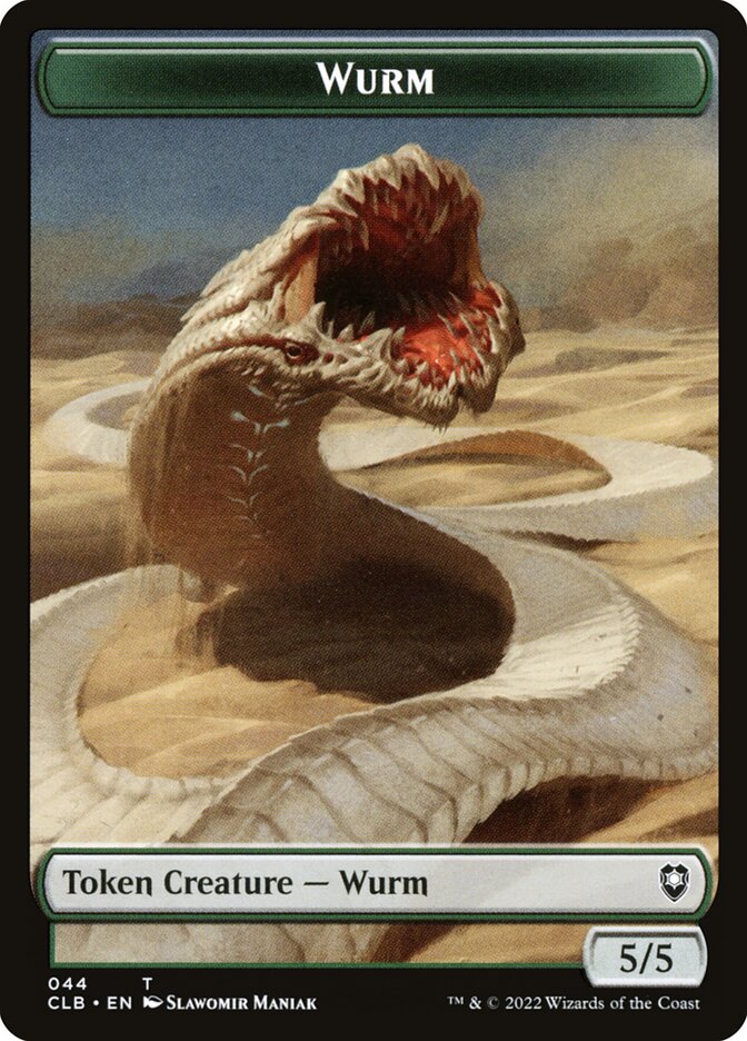 Wurm — Battle for Baldur's Gate Tokens 44/51