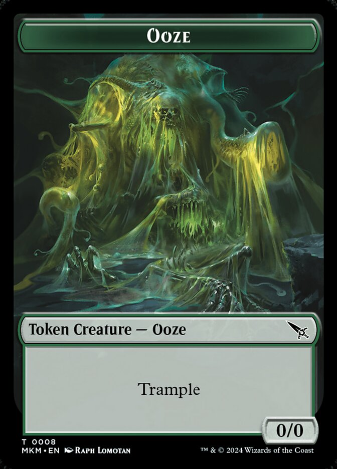 Ooze — Murders at Karlov Manor Tokens 8/22