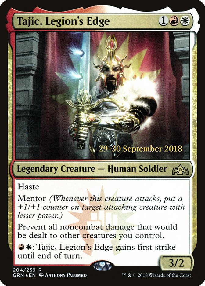 Tajic, Legion's Edge — Guilds of Ravnica Promos 204s/84
