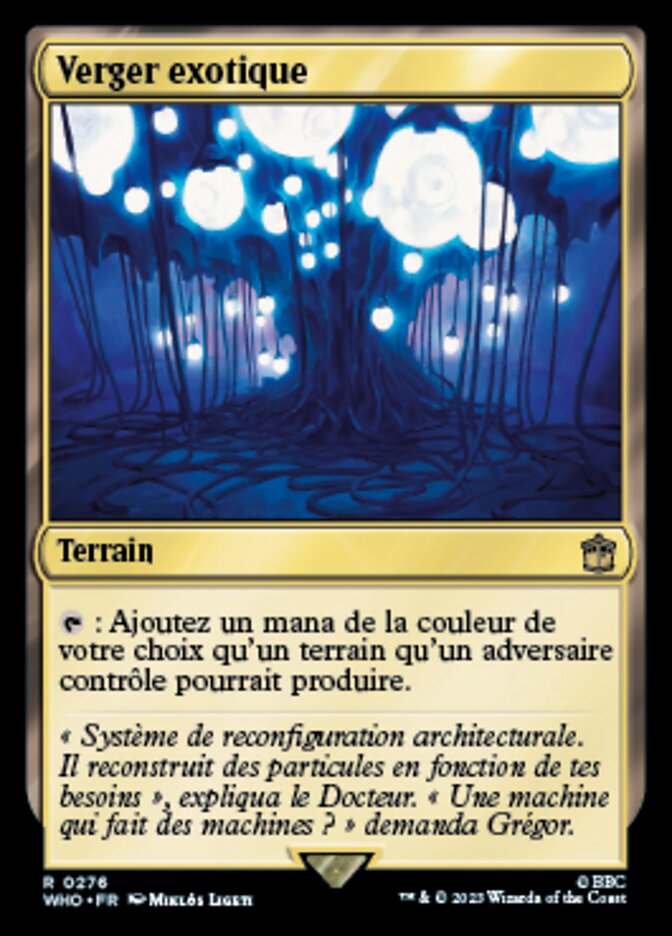 Verger exotique — Doctor Who 276/1178