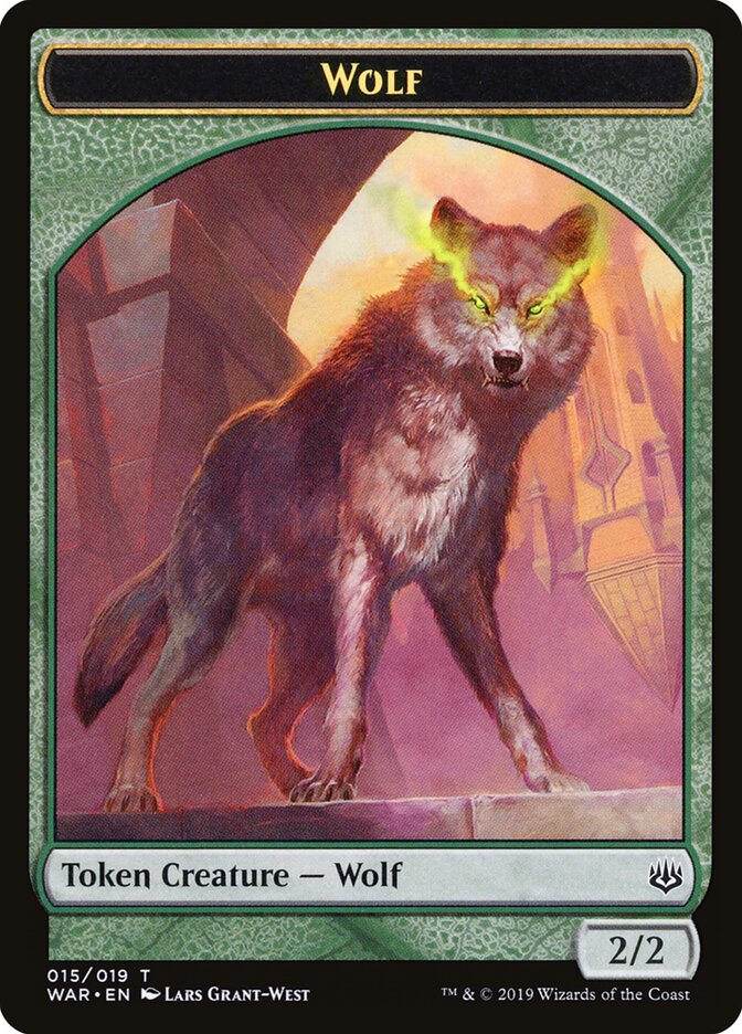 Wolf — War of the Spark Tokens 15/19