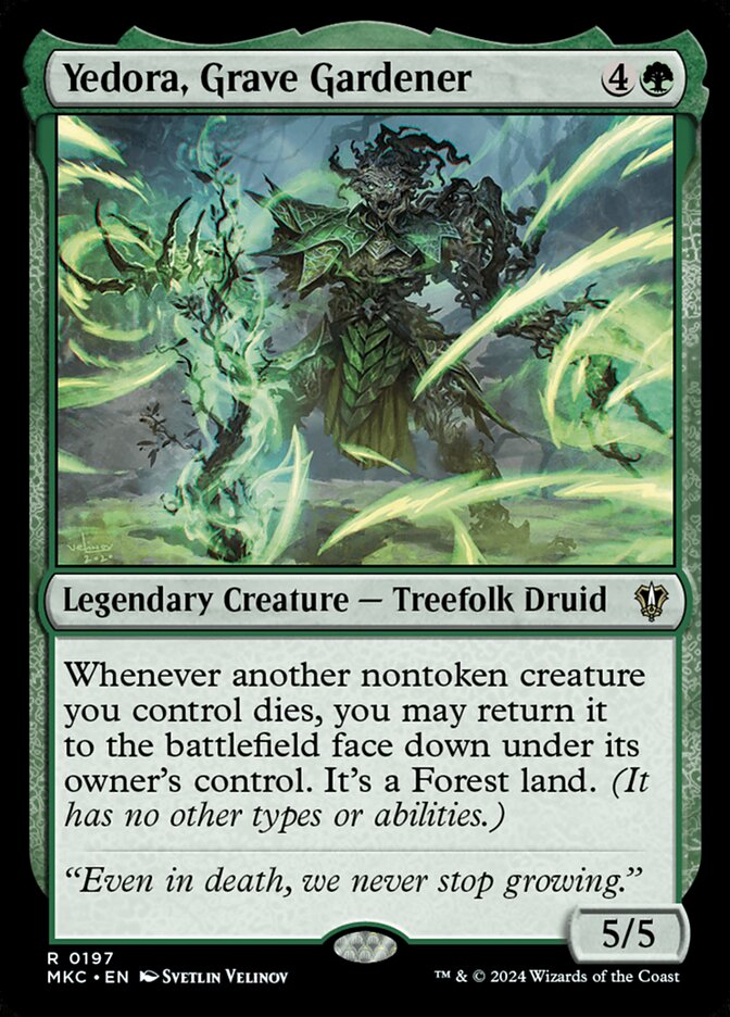 Yedora, Grave Gardener — Murders at Karlov Manor Commander 197/358