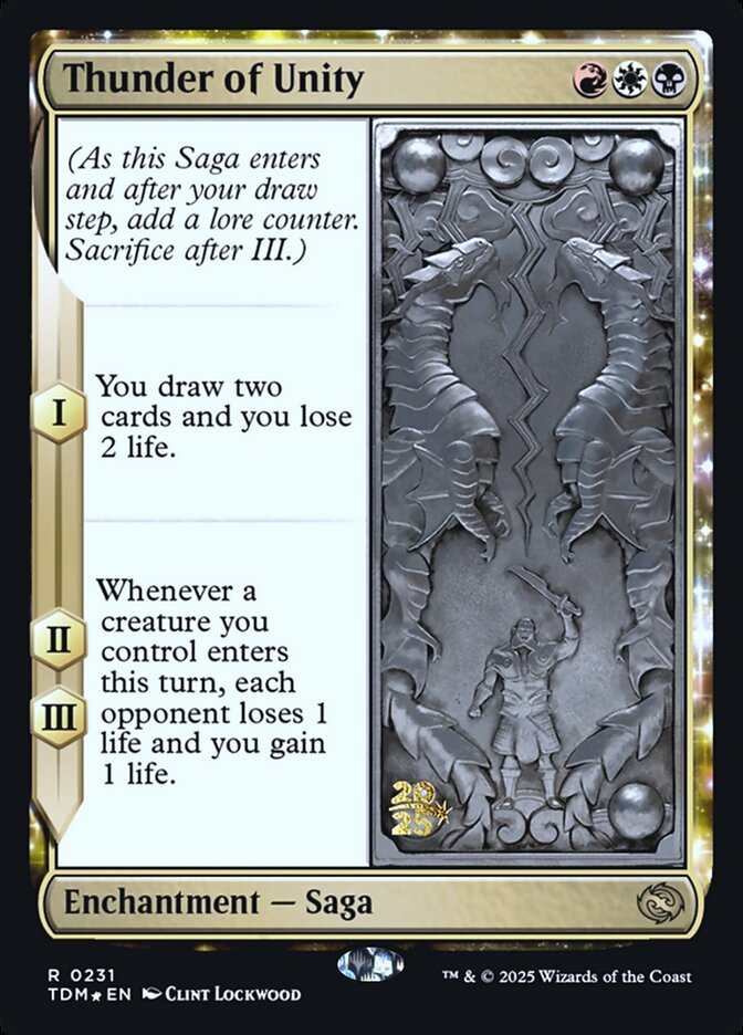 Thunder of Unity — Tarkir: Dragonstorm Promos 231s/160