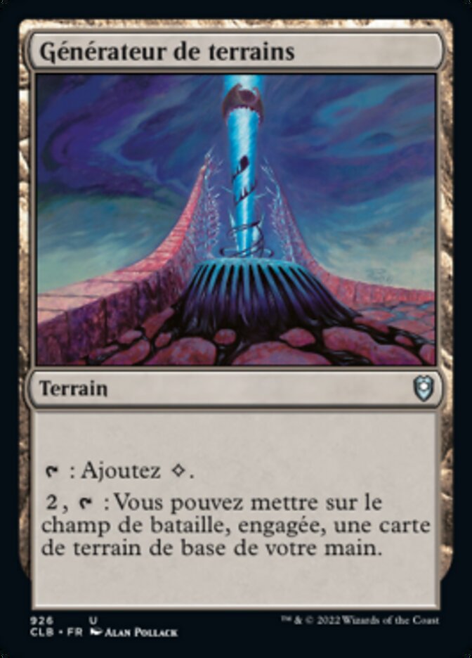 Générateur de terrains — Commander Legends: Battle for Baldur's Gate 926/936