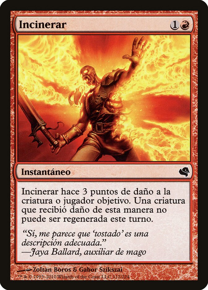 Incinerate — Salvat 2011 112/224