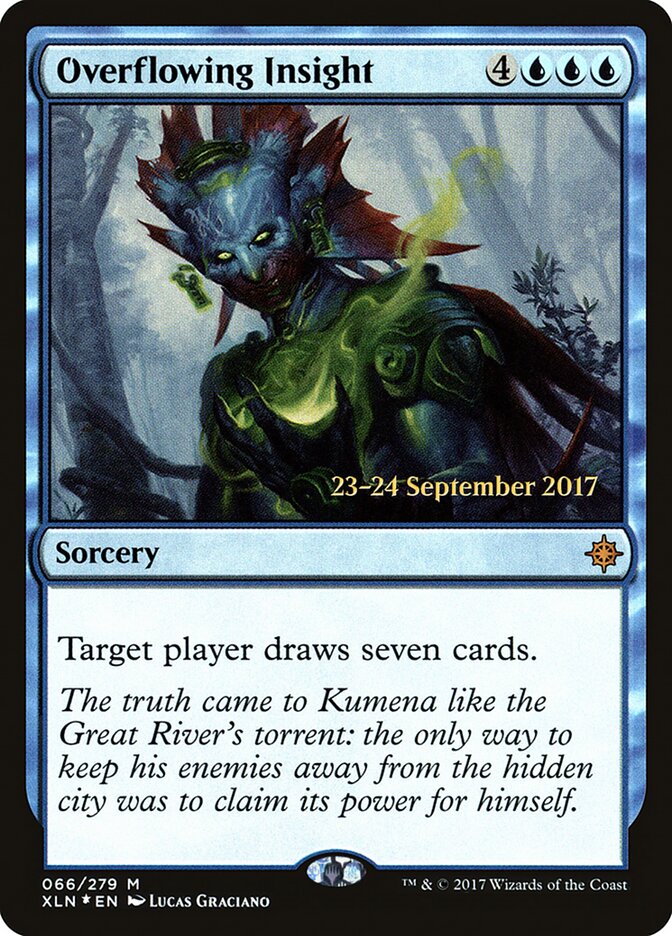 Overflowing Insight — Ixalan Promos 66s/120