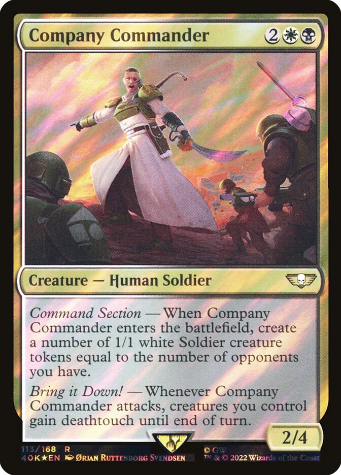 Company Commander — Warhammer 40,000 Commander 113★/617