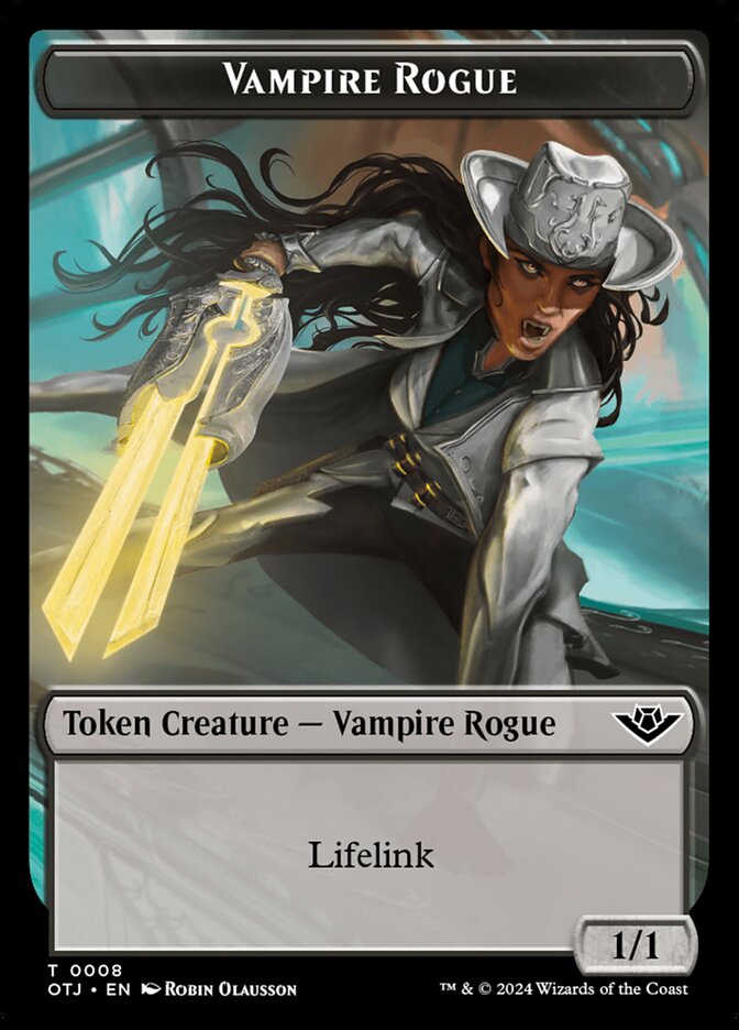 Vampire Rogue — Outlaws of Thunder Junction Tokens 8/19