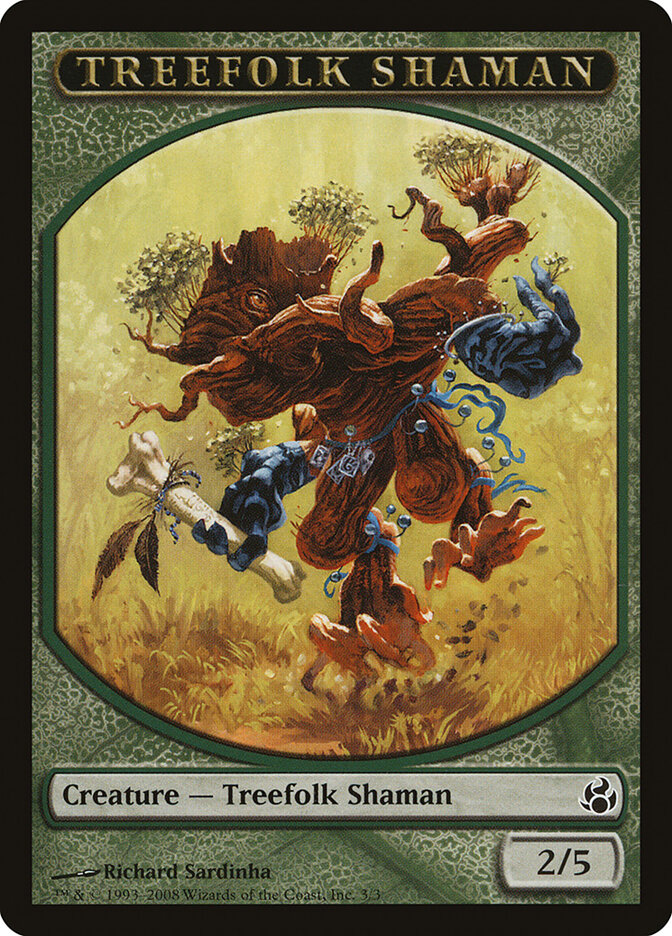 Treefolk Shaman — Morningtide Tokens 3/3