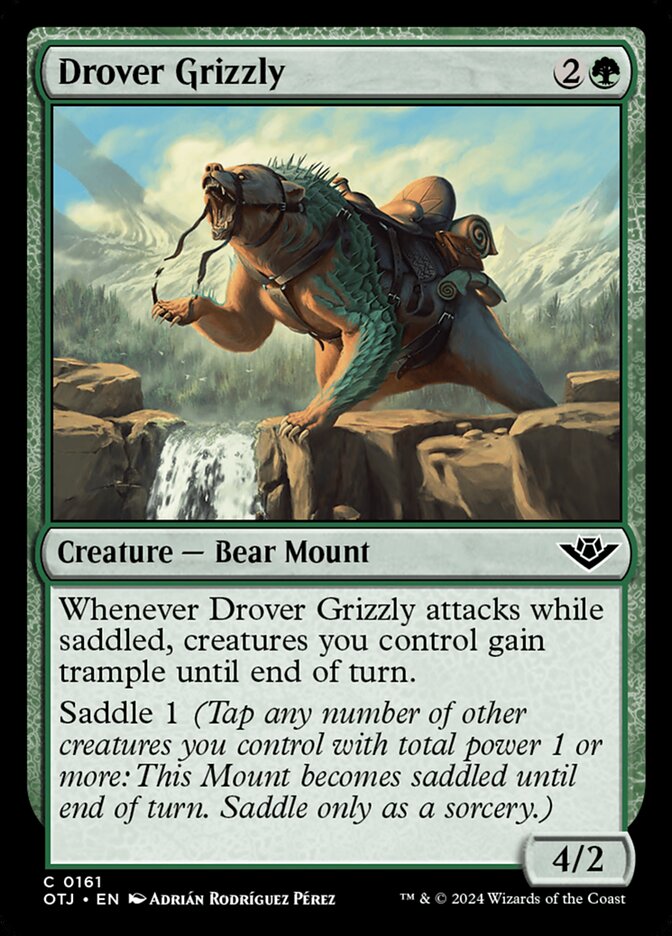 Drover Grizzly — Outlaws of Thunder Junction 161/374