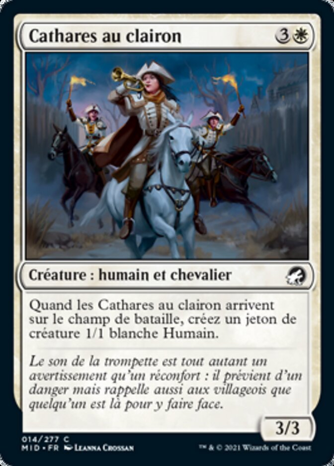 Cathares au clairon — Innistrad: Midnight Hunt 14/398