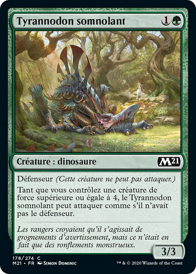 Tyrannodon somnolant — Core Set 2021 178/397