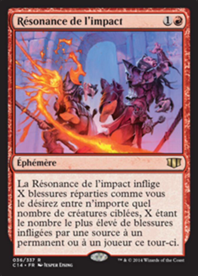 Résonance de l'impact — Commander 2014 36/337