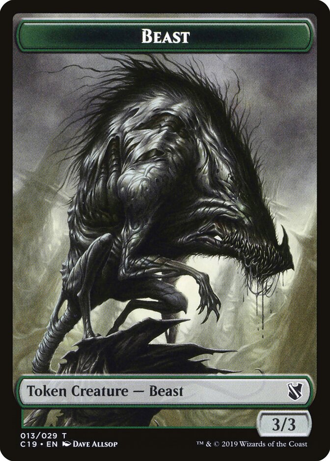 Beast — Commander 2019 Tokens 13/29