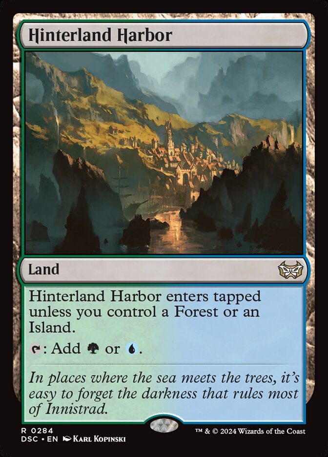 Hinterland Harbor — Duskmourn: House of Horror Commander 284/373