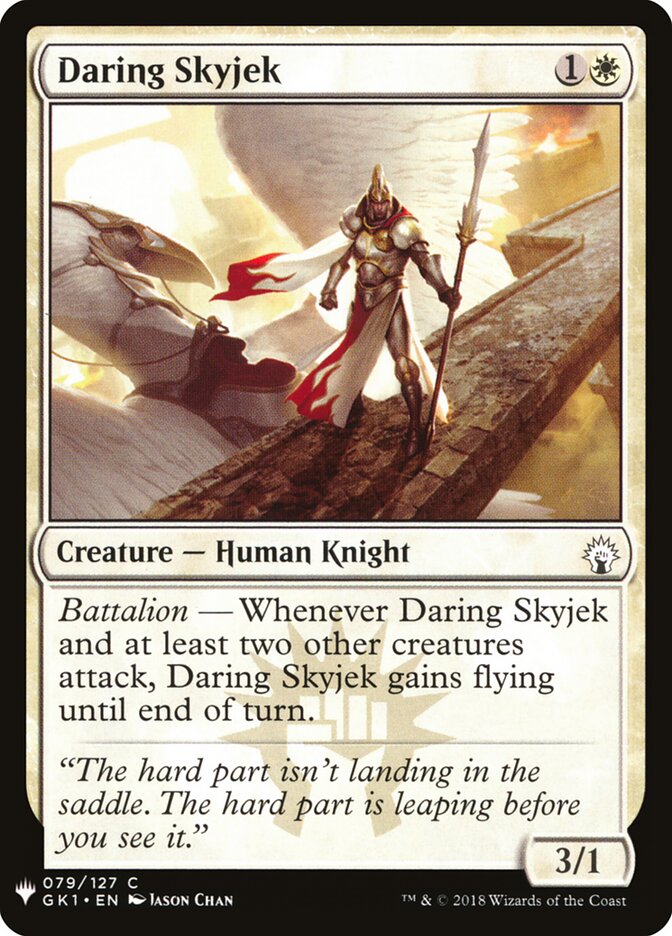 Daring Skyjek — The List GK1-79/5581