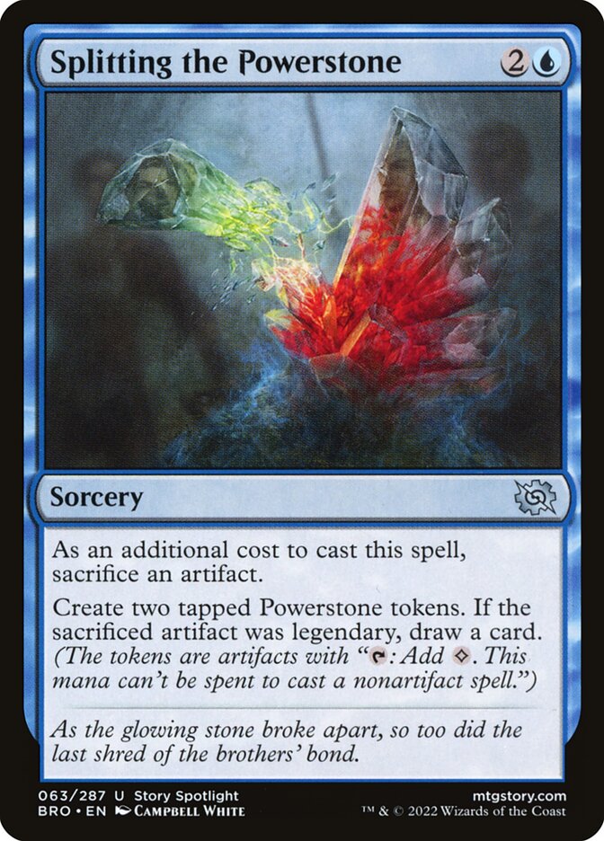 Splitting the Powerstone — The Brothers' War 63/399