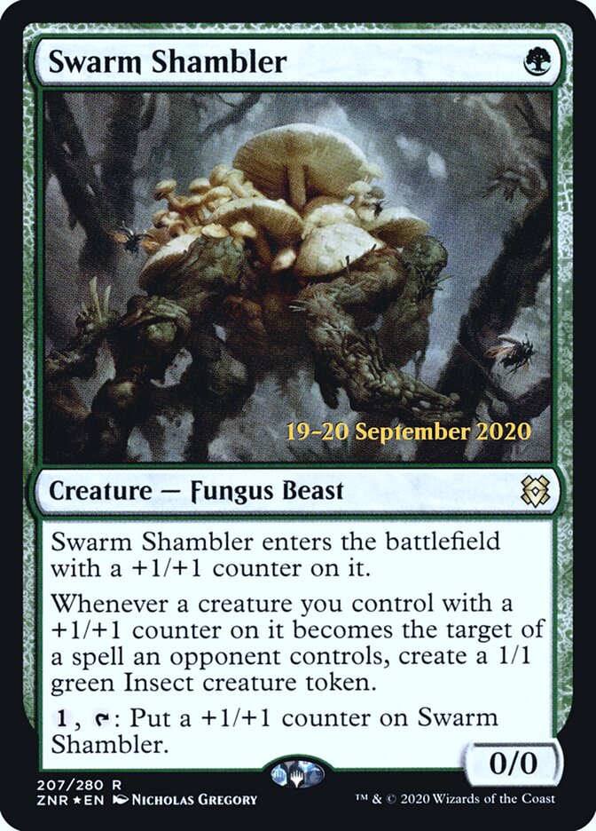 Swarm Shambler — Zendikar Rising Promos 207s/153