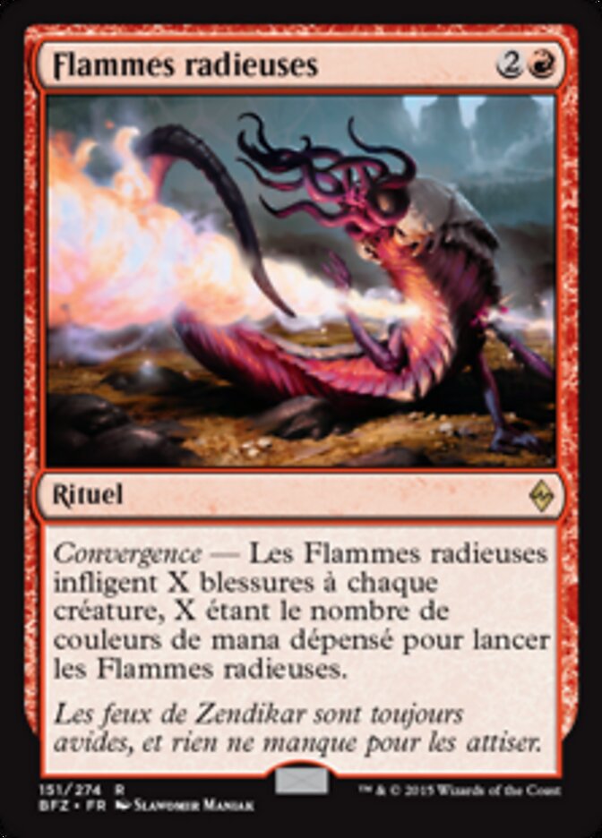 Flammes radieuses — Battle for Zendikar 151/299