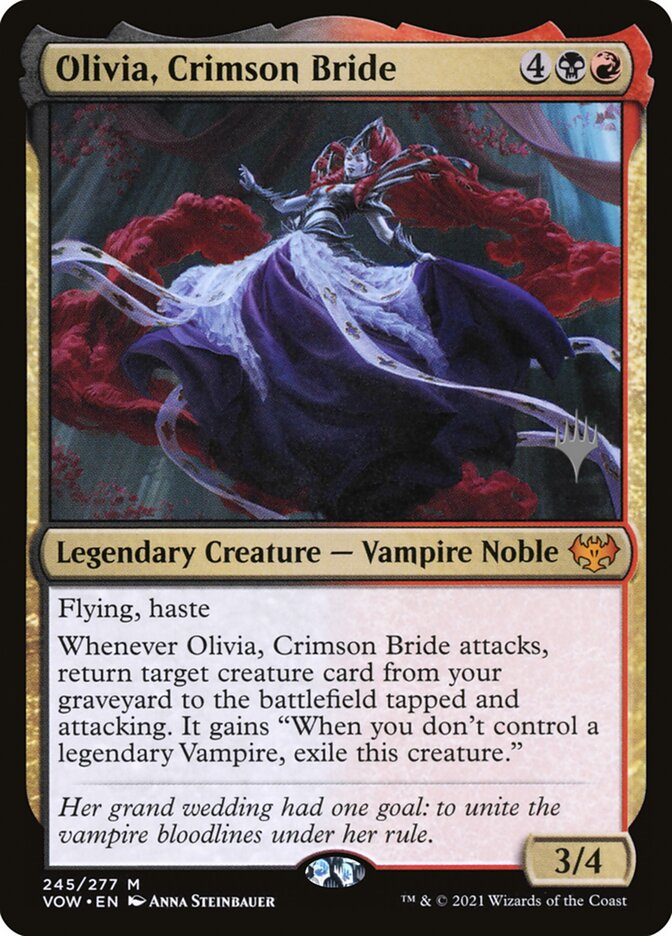 Olivia, Crimson Bride — Innistrad: Crimson Vow Promos 245p/121