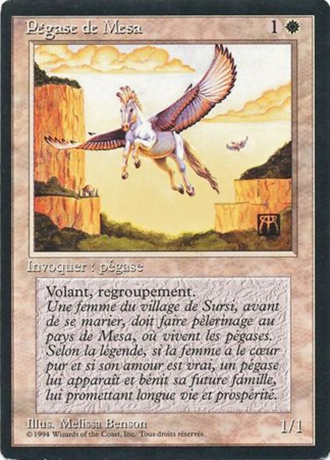 Mesa Pegasus — Foreign Black Border 28/307