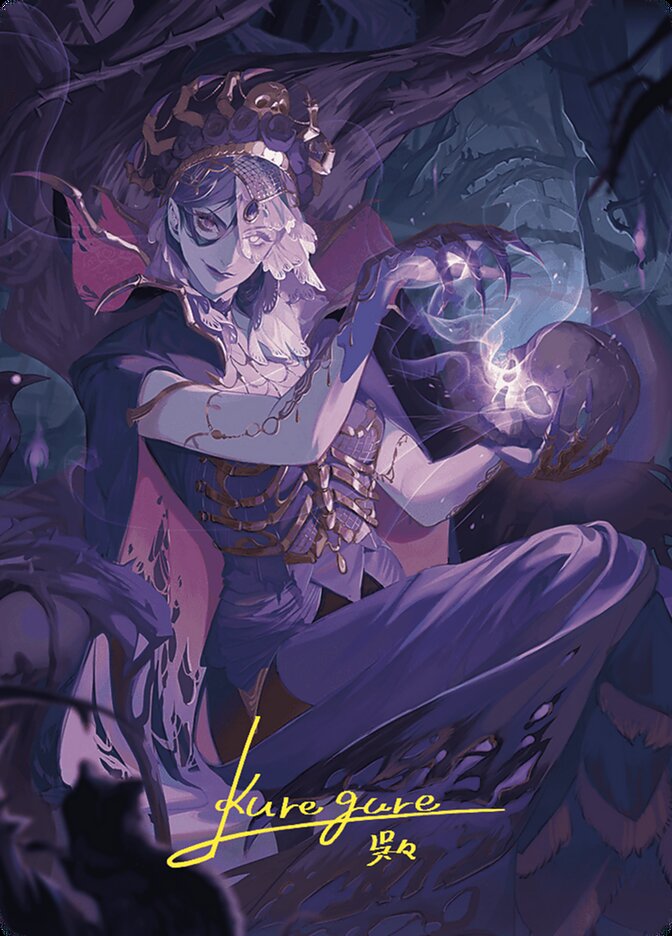Necropotence // Necropotence — Wilds of Eldraine Art Series 80/81